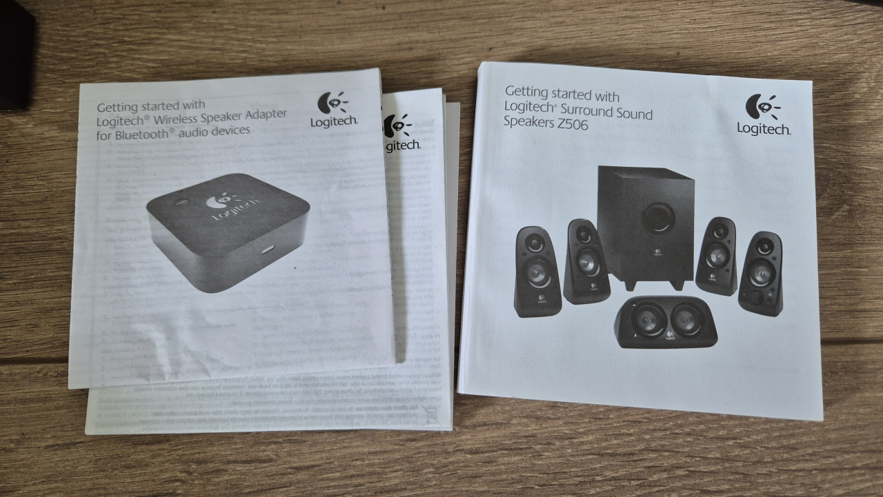 Logitech speakerset Z506 inclusief bluetooth adapter