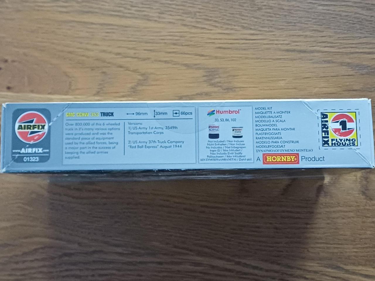 GMC CCKW 353 TRUCK Model kit.