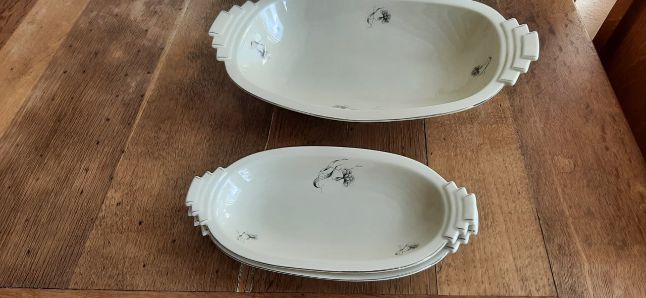 Servies uit grootmoeders tijd
