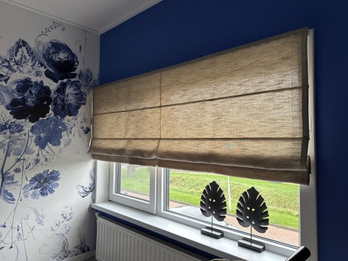 NIEUW in verpakking Vouwgordijn 296cm breed 201cm hoog