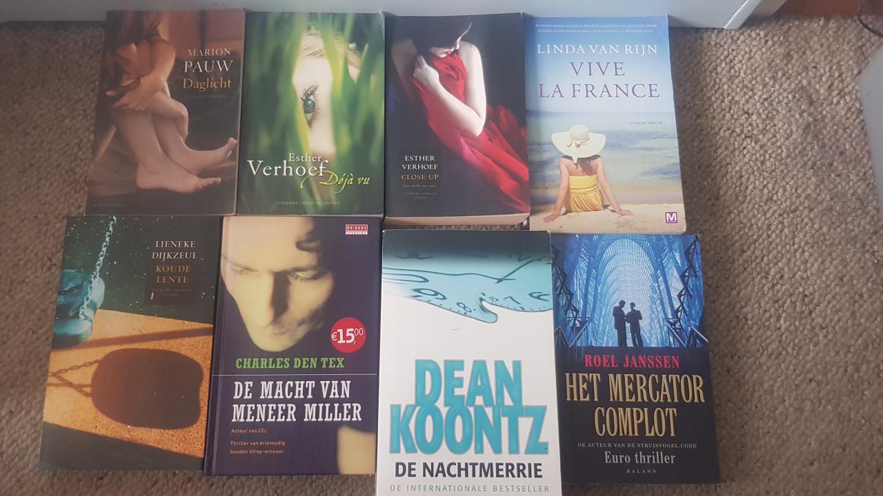 Partij moderne thrillers