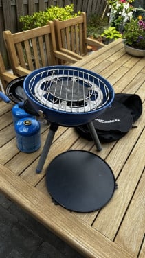 Campingaz tafelbbq incl gas.