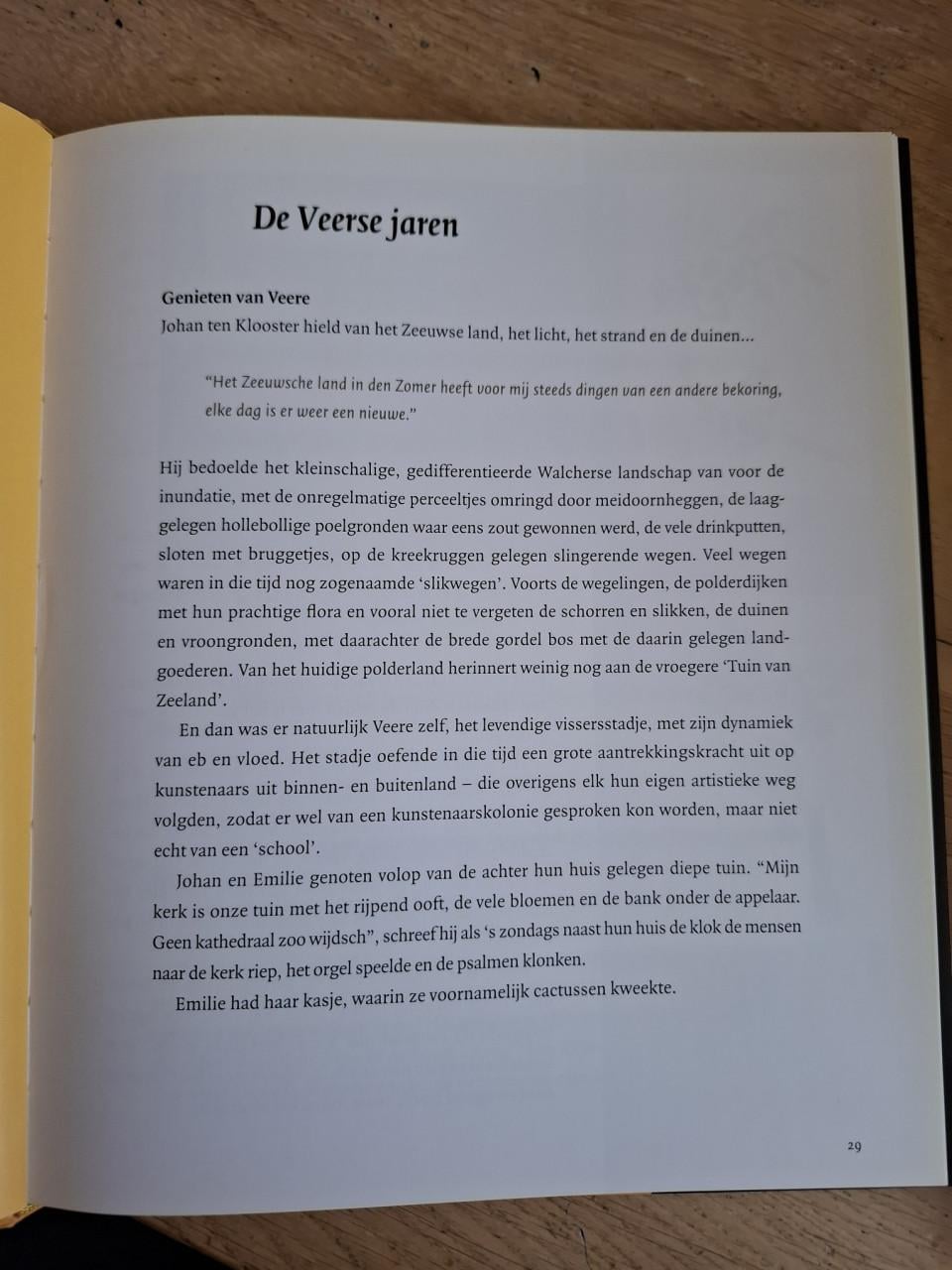 Bewogen levens, de kunstenaarsfamilie Ten Klooster in Veere