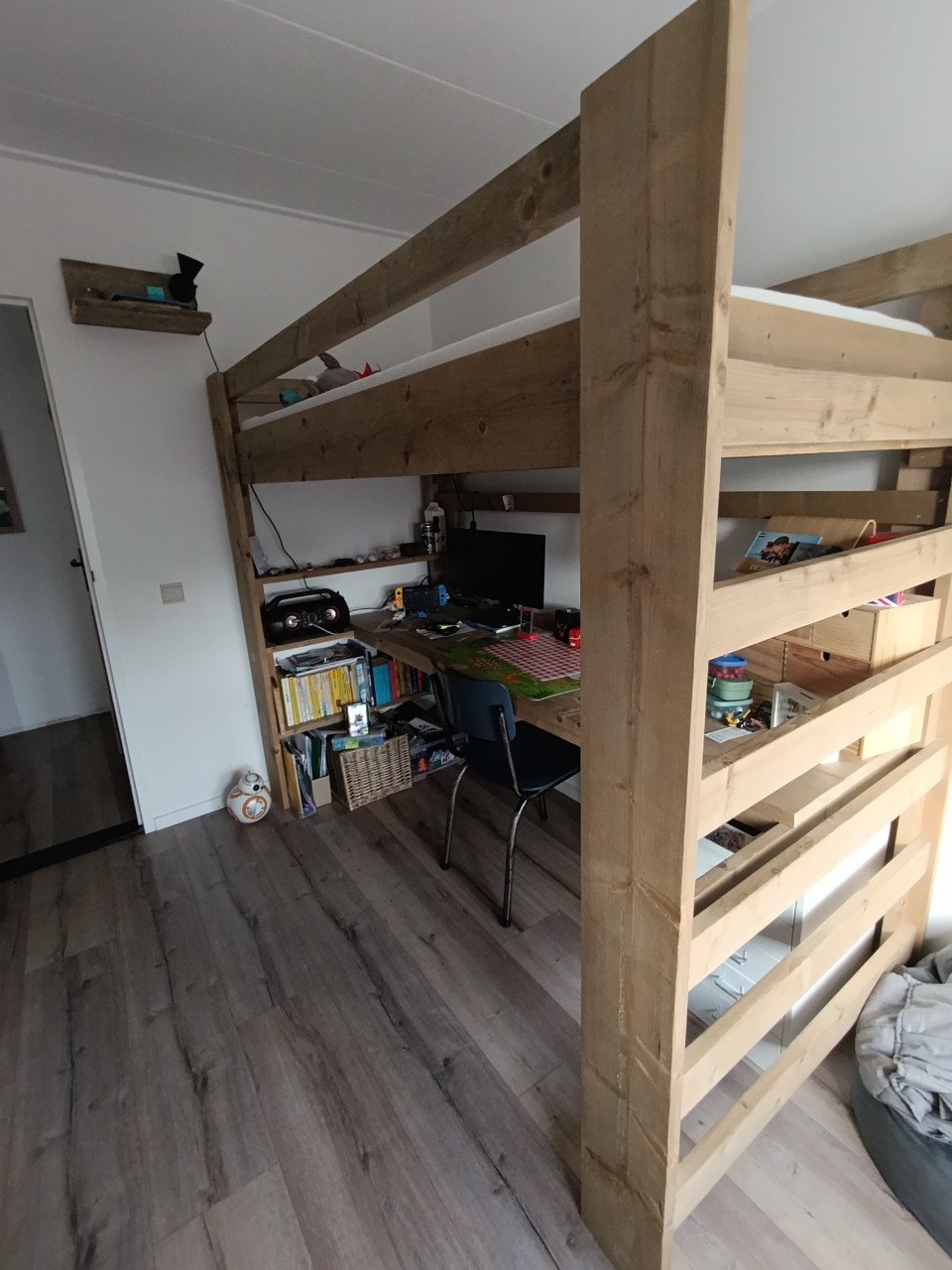 Steigerhout hoogslaper