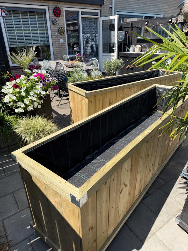 Zeeuwse robuuste bloembak - L235 x B60 x H85