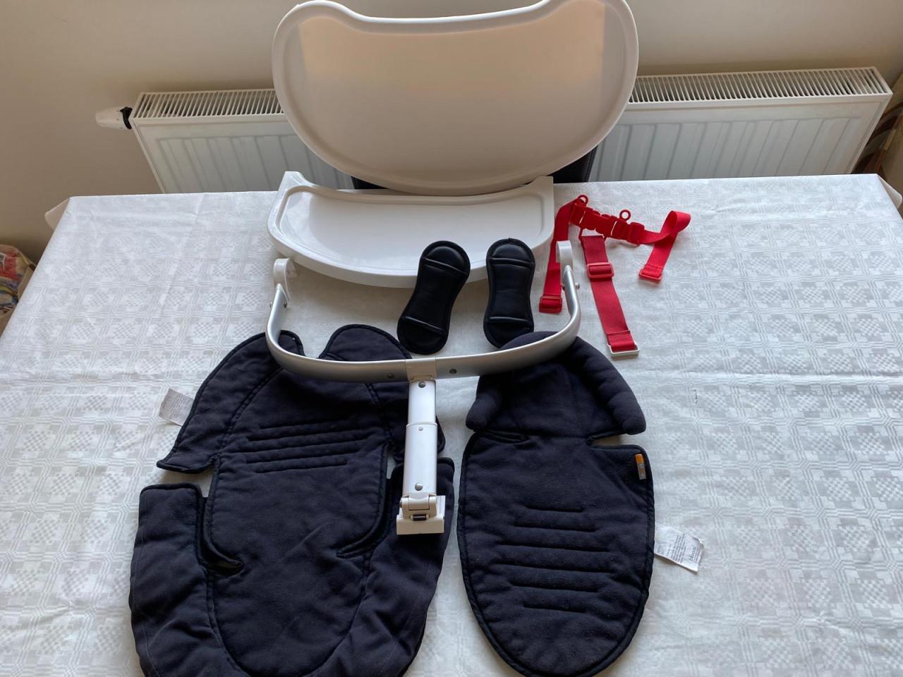 Nette Bloom meegroei Kinderstoel, compleet.