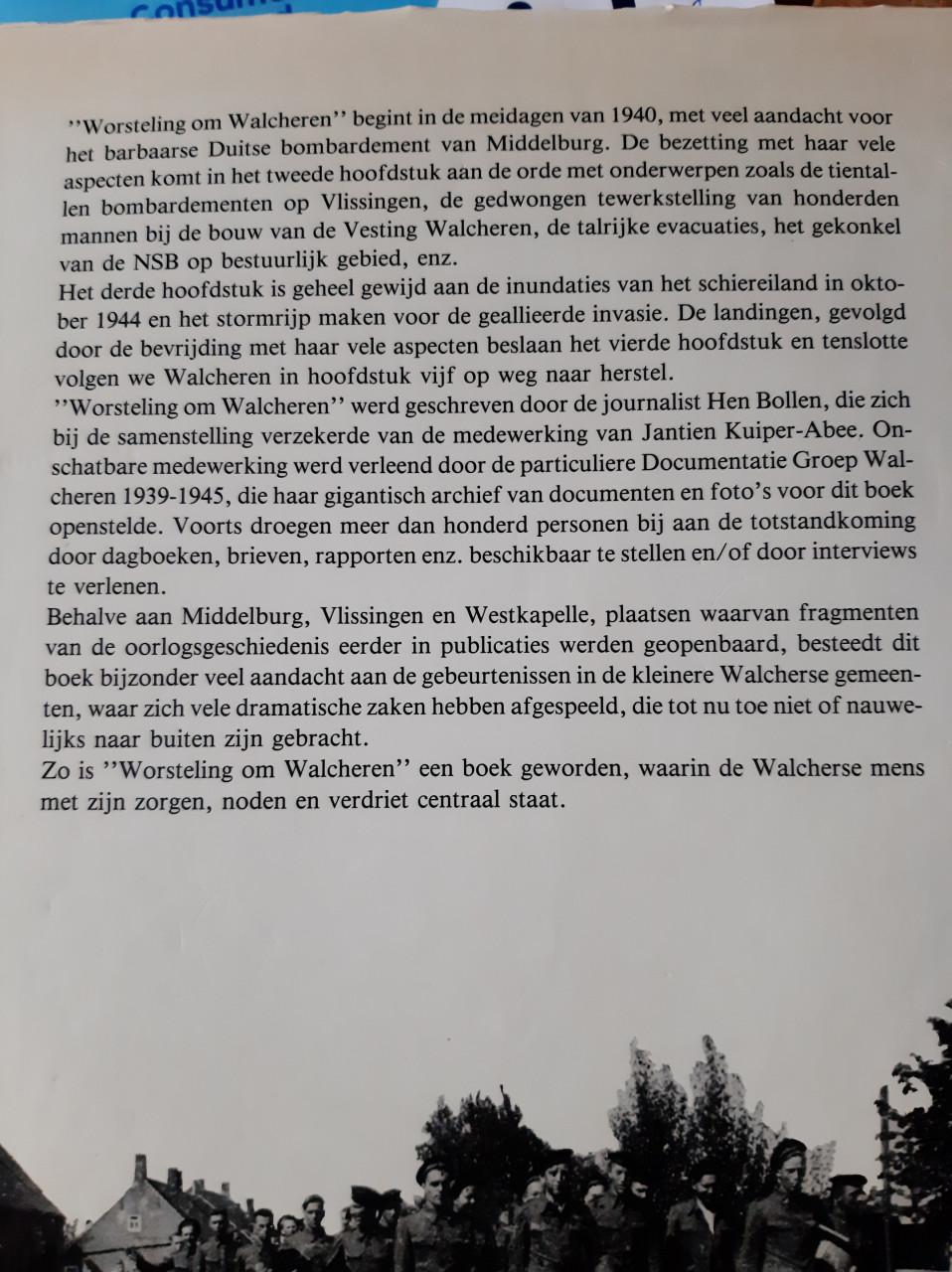 Worsteling om Walcheren, 1939-1945, door Hen Bollen en Jantien Kuiper-Abee