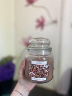 Kerst geurkaars “Cookies” nieuw