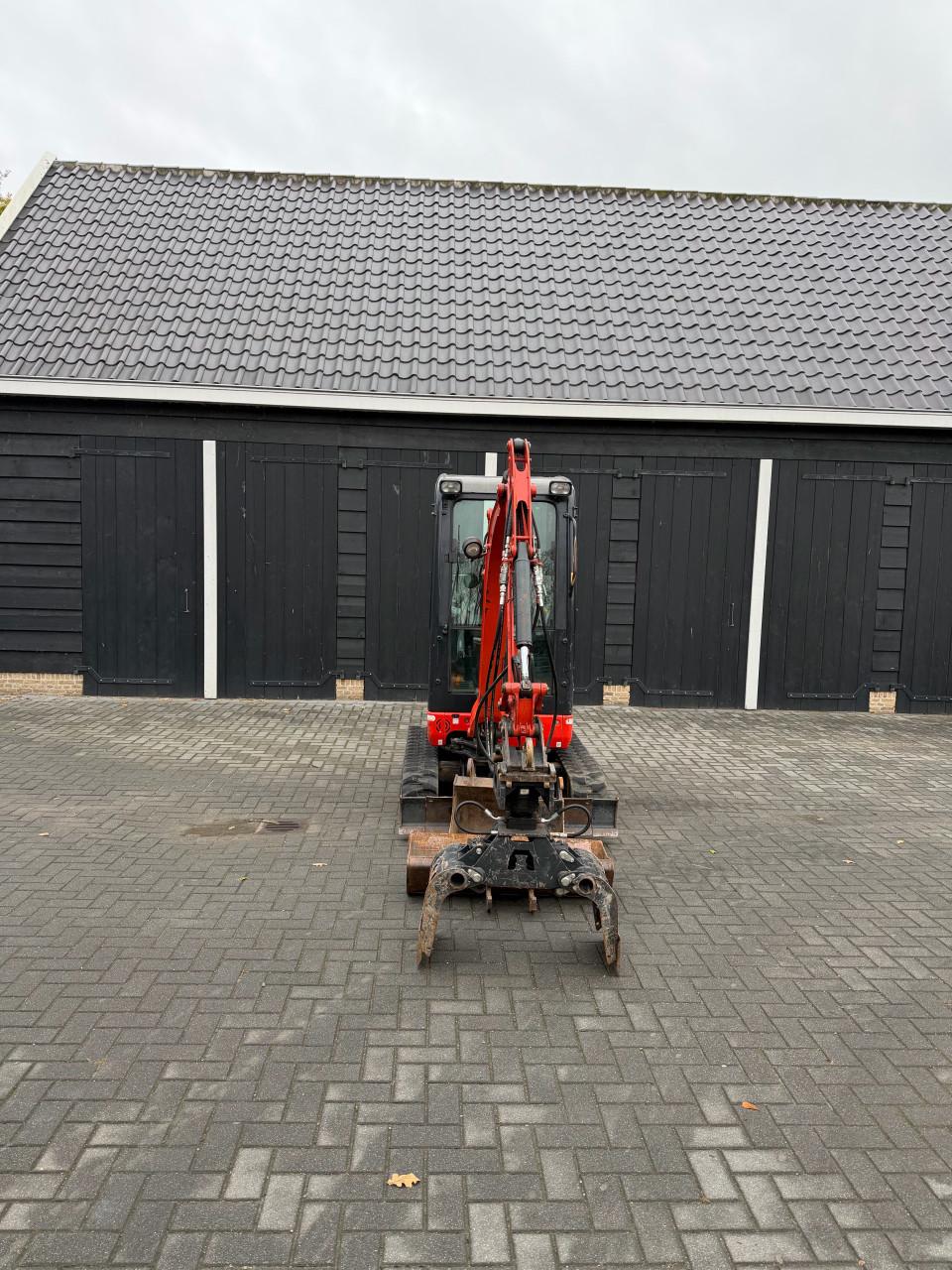 Nette complete set, Kubota KX019-4, sorteergrijper, aanhanger