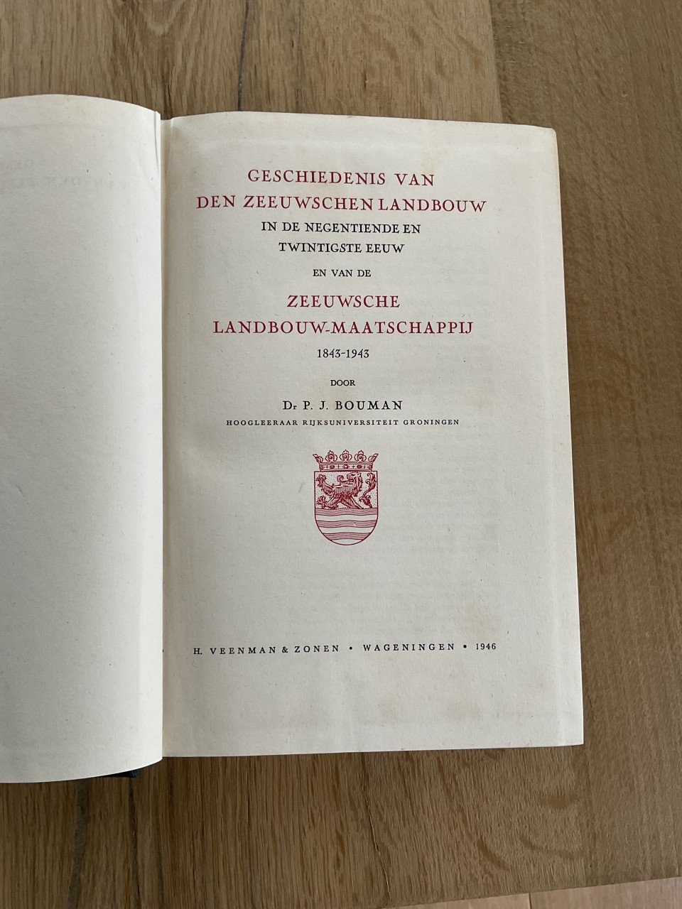 Geschiedenis van den  Zeeuwschen landbouw