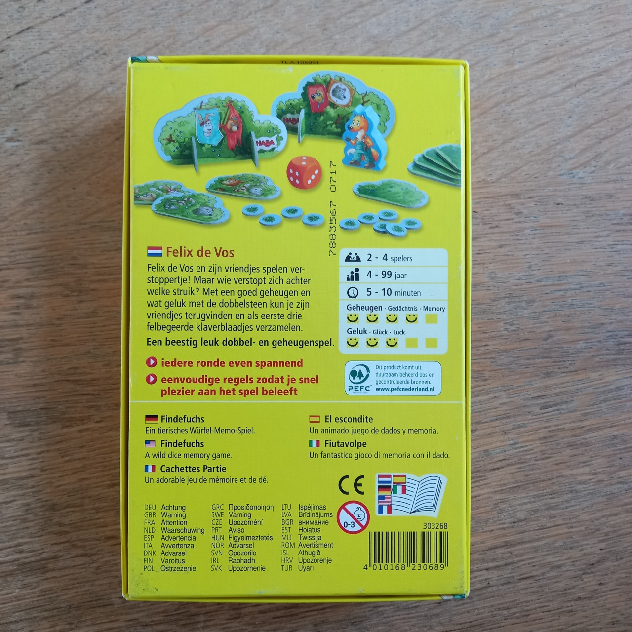 Verschillende spelletjes