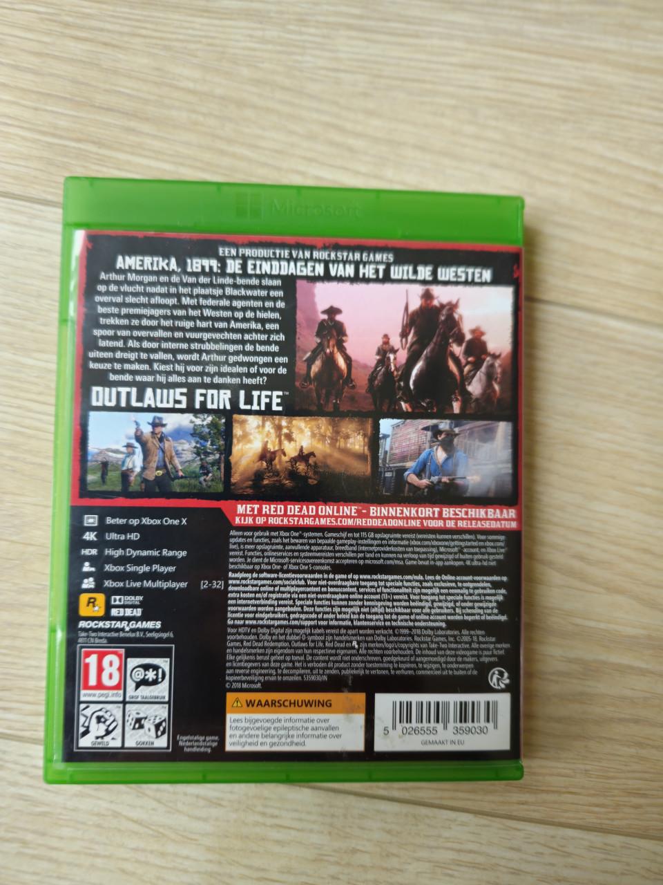 Red Death Redemption 2 xbox als nieuw