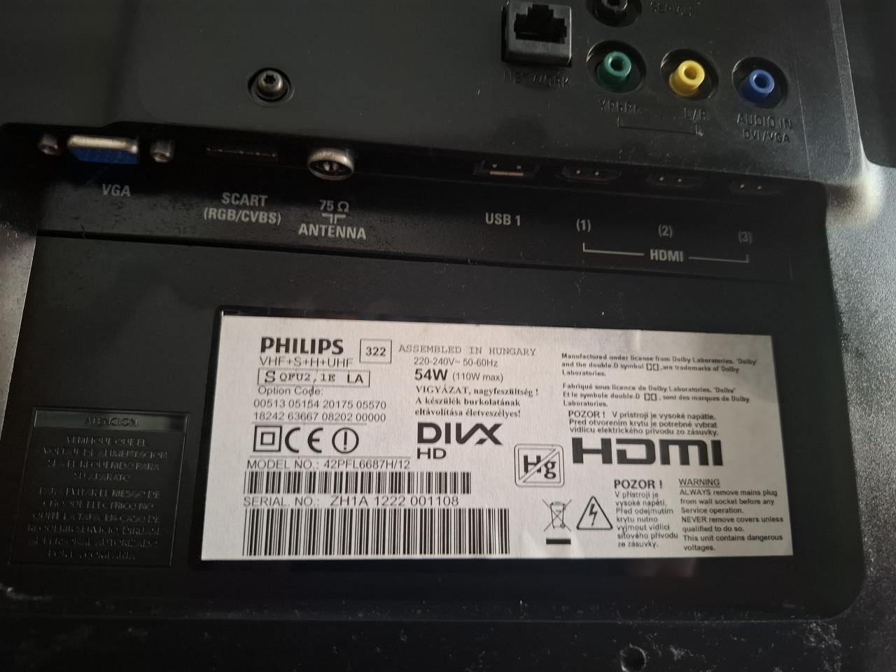 Philips ambilight 42 inch smart tv