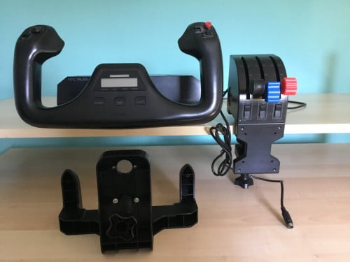 Sim flying Yoke en Throttle