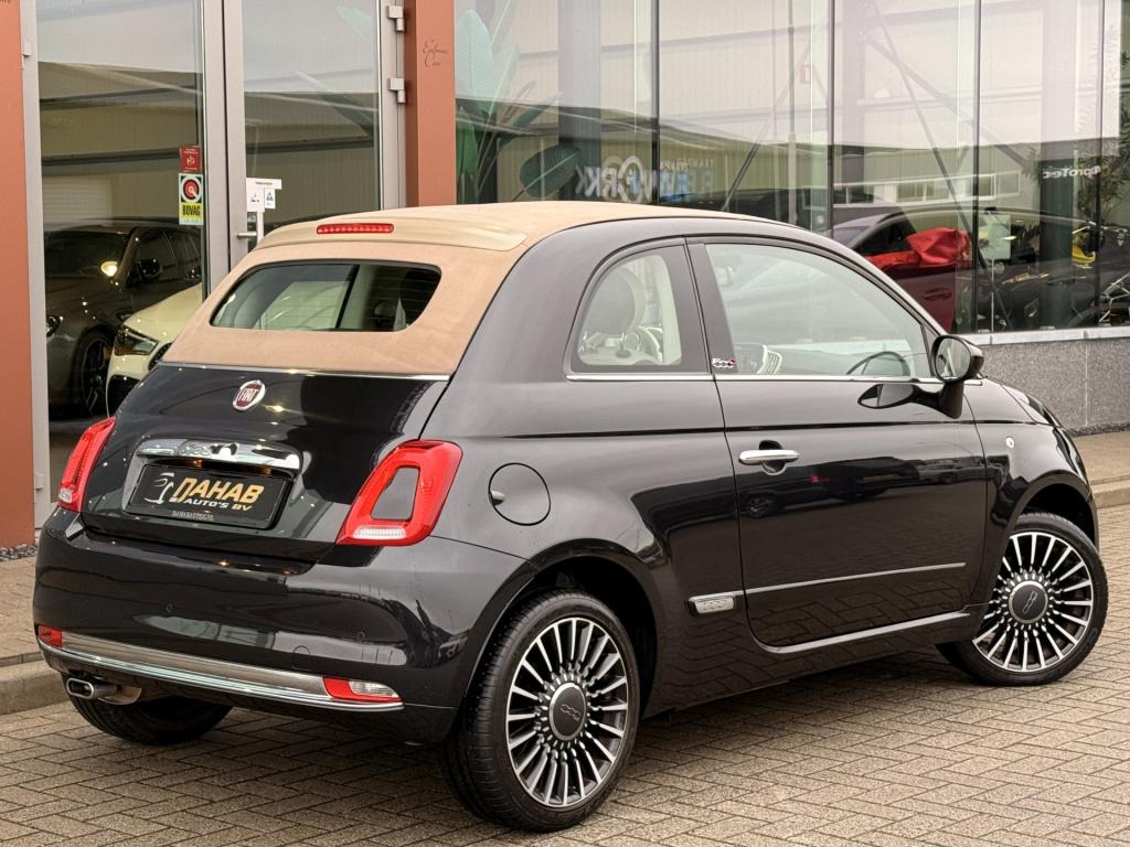 Fiat 500 cabrio lounge 1.2 | automaat | parkeersensoren | led | bluetooth |
