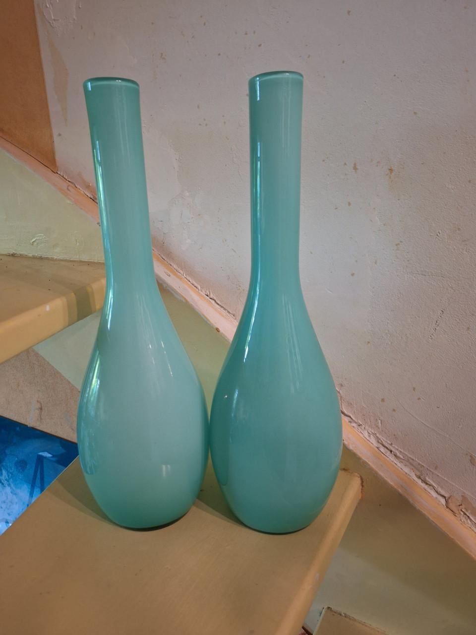 2 decoratieve flessen