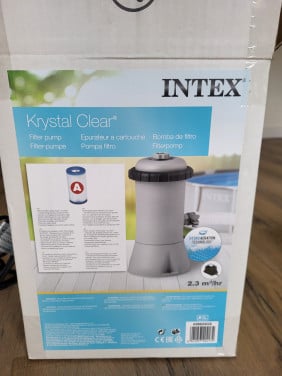 Intex zwembad pomp + 3 filters