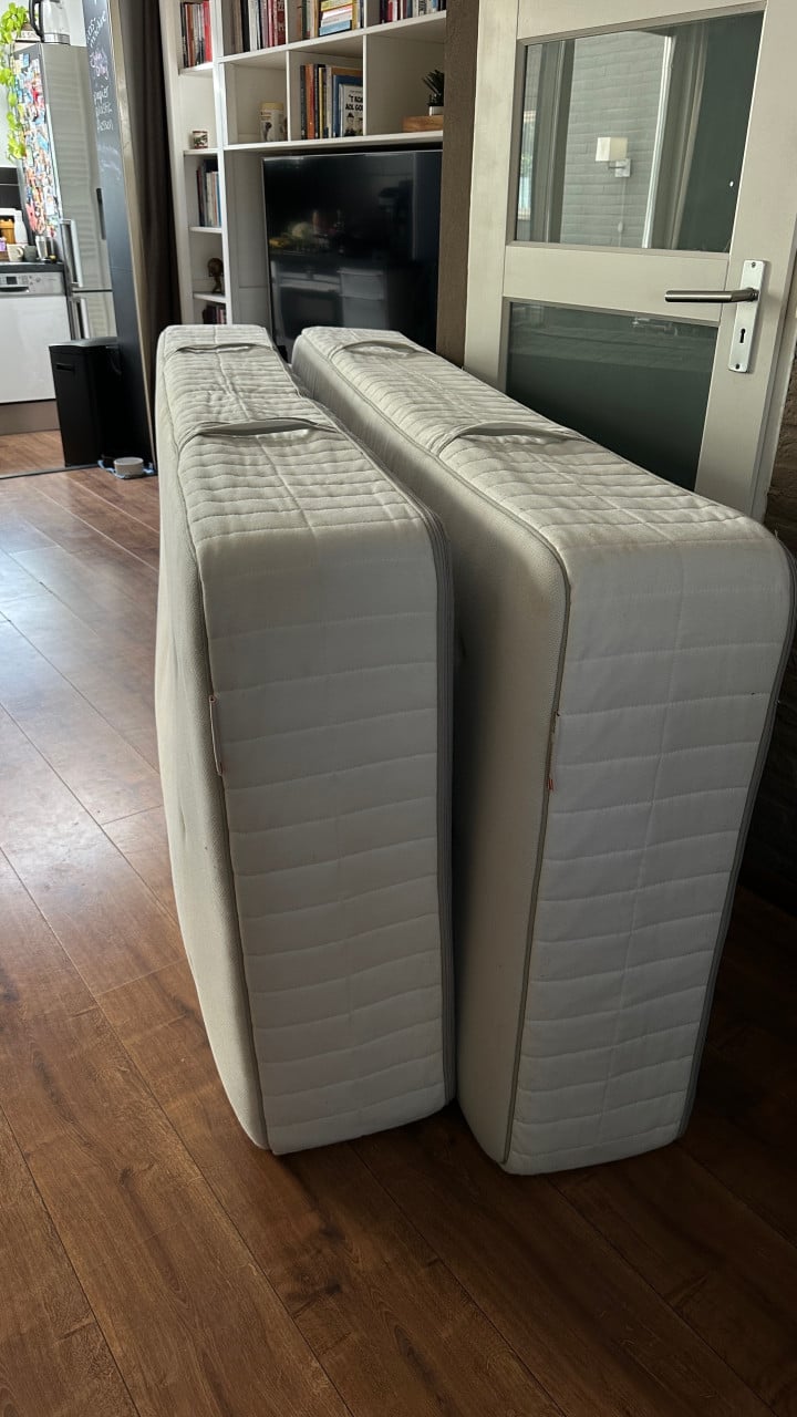 2 x matrassen Ikea 90x200