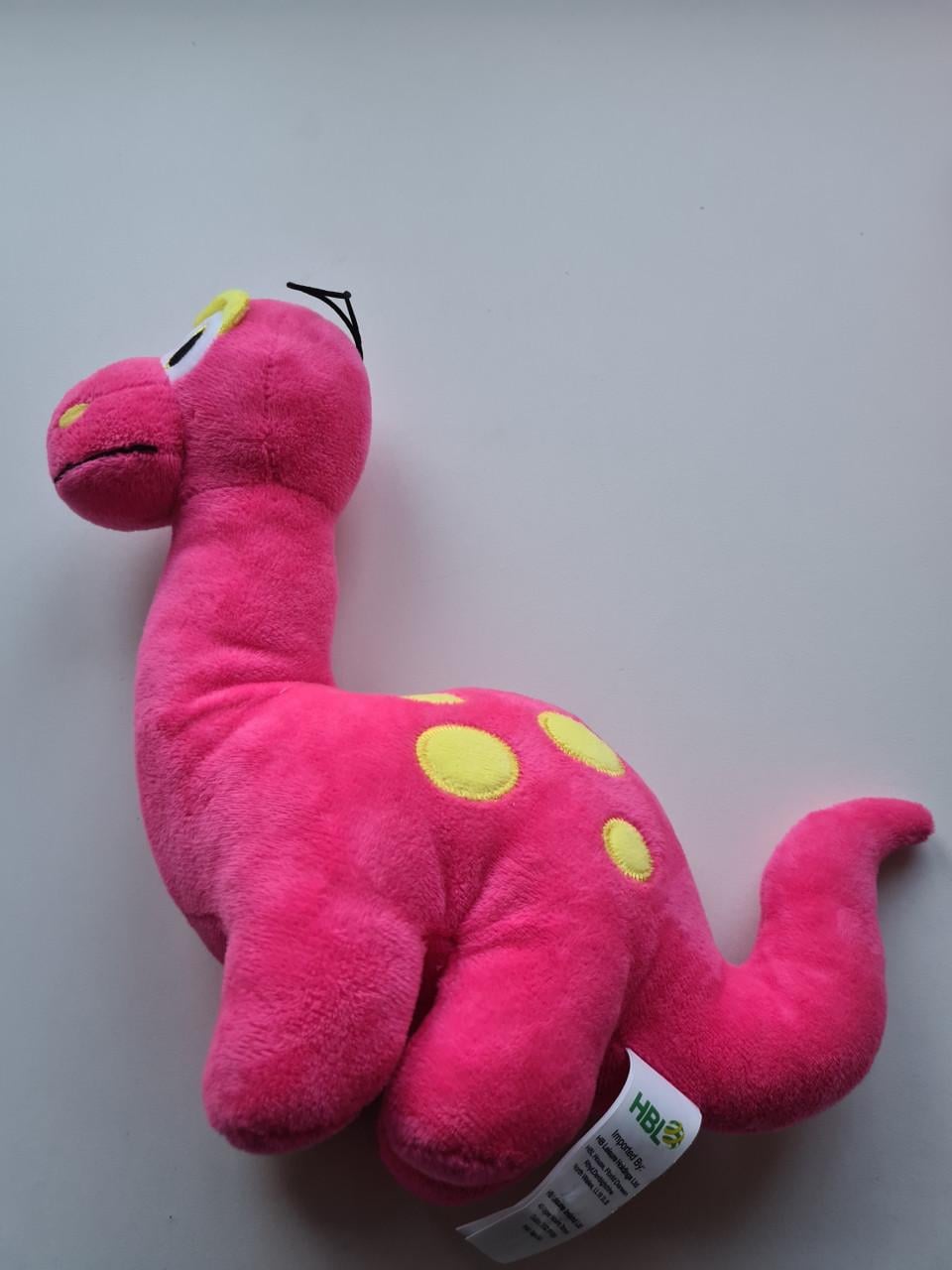 Nieuwe fuchsia roze Dino knuffel Twee stuks voor €2,95