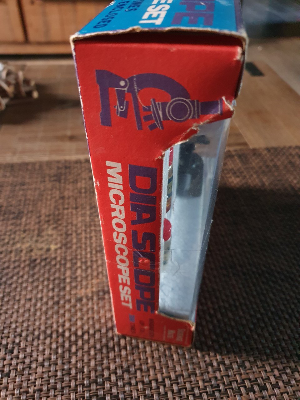 Vintage Microscoop Set Kit "Dia Scope" Science Mate, in originele doos...