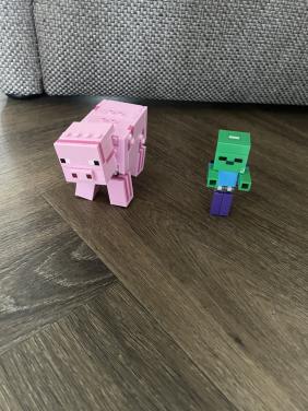 Lego Minecraft: Bigfig varken met babyzombie 21157