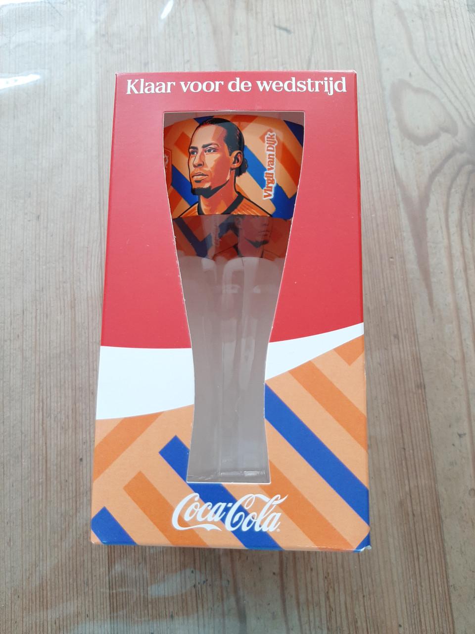 3 NIEUWE COCACOLA , KNVB GLAZEN - FRENKIE DE JONG - MICKY V D VEN