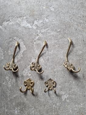 Messing kapstokhaken