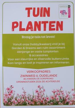 Tuinplanten OUDELANDE