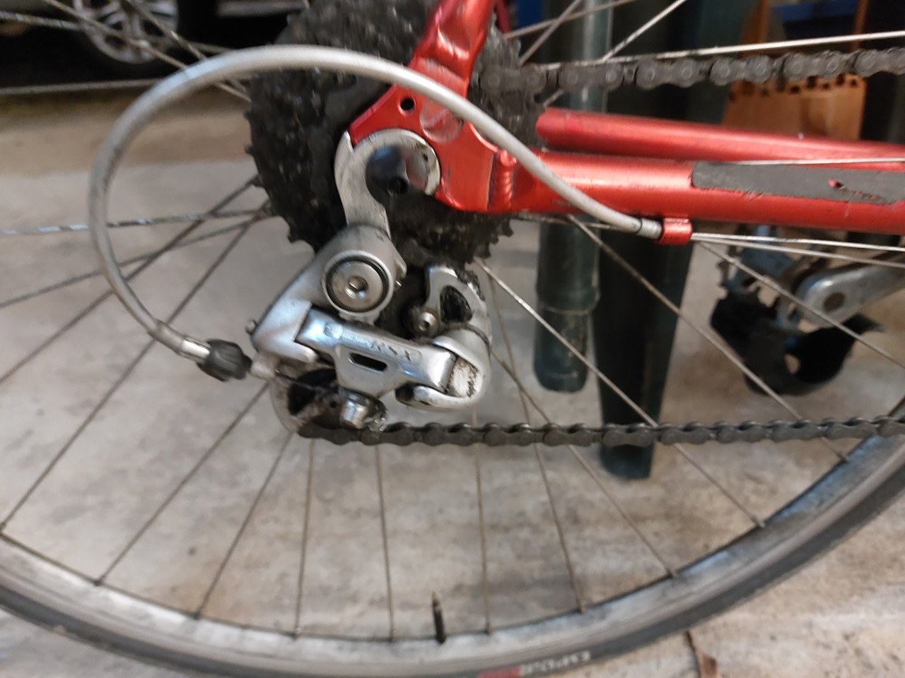 Vintage  racefietsen