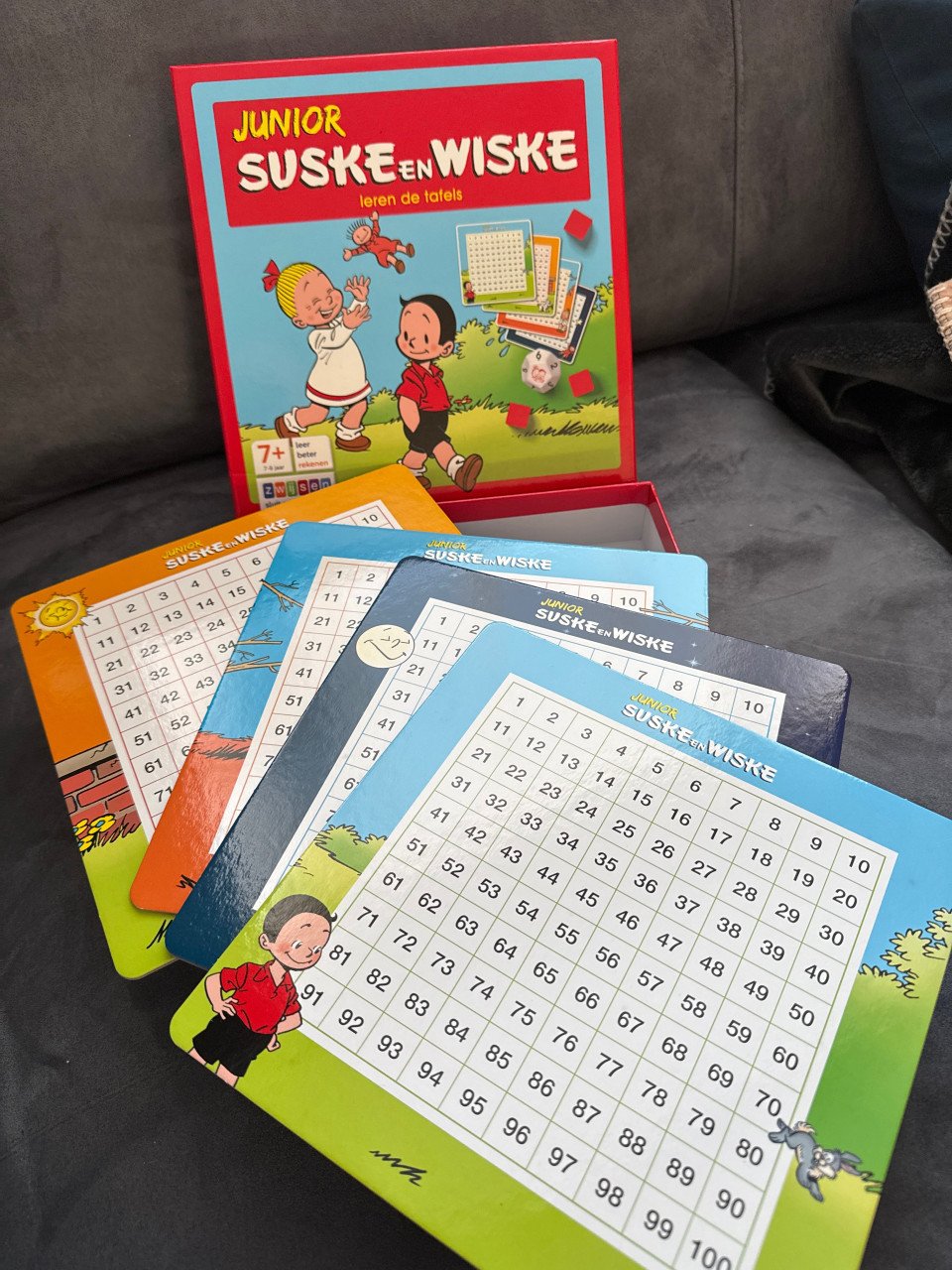 Suske en Wiske leren de tafels