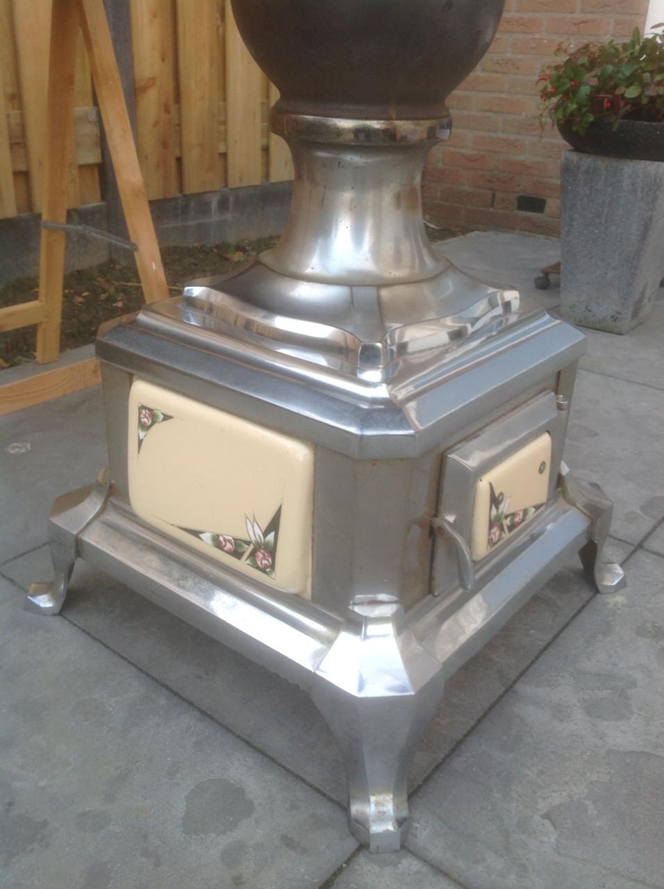 Te koop platte buiskachel