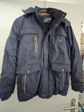 Marineblauwe Rough Stock winterjas Maat M , Zgan
