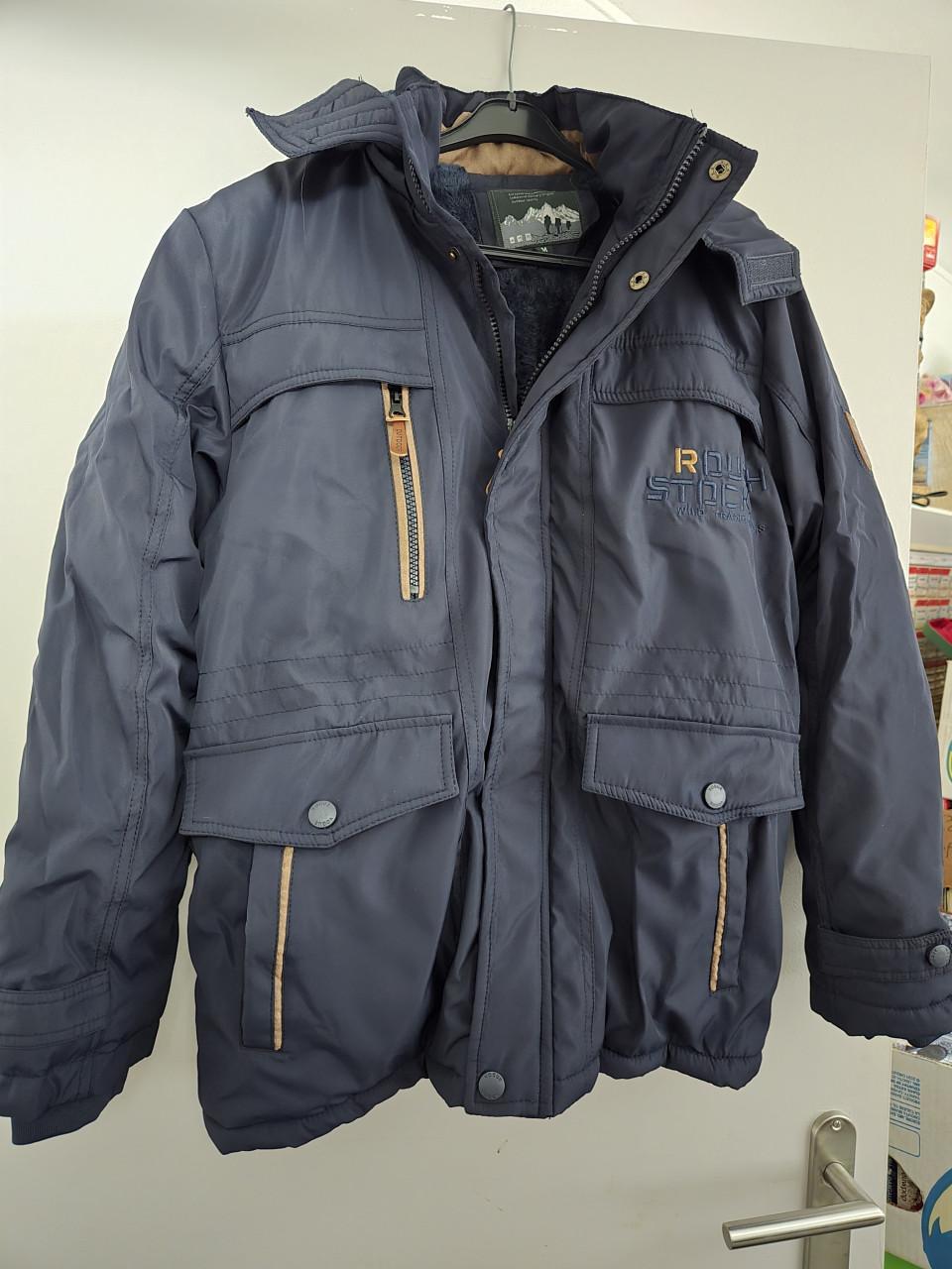 Marineblauwe Rough Stock winterjas Maat M , Zgan