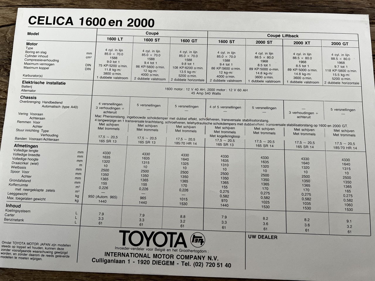 Toyota Celica 1600 2000