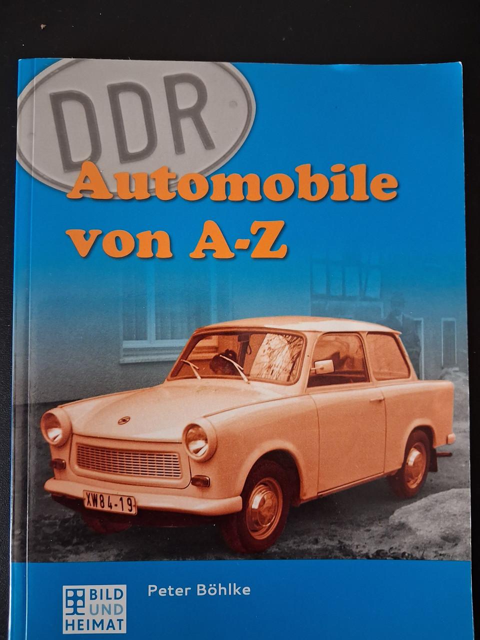 Autoboek: DDR Automobile von A-Z