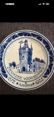 Herdenkingsbordje van Zierikzee voor de Prins