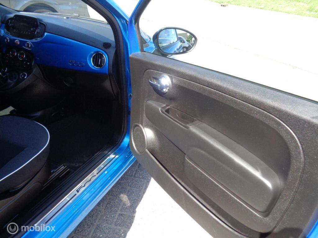 Fiat 500 1.2 sport/groot navi/ecc airco/lm velgen/dig dash/zwarte hemel stu
