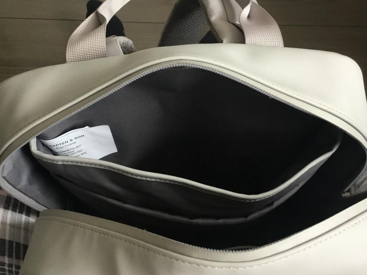 Rugtas Kapten & Son -Grijs