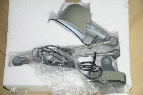 NIEUW!! Superleuke olijfgroene bureaulamp / wandlamp!