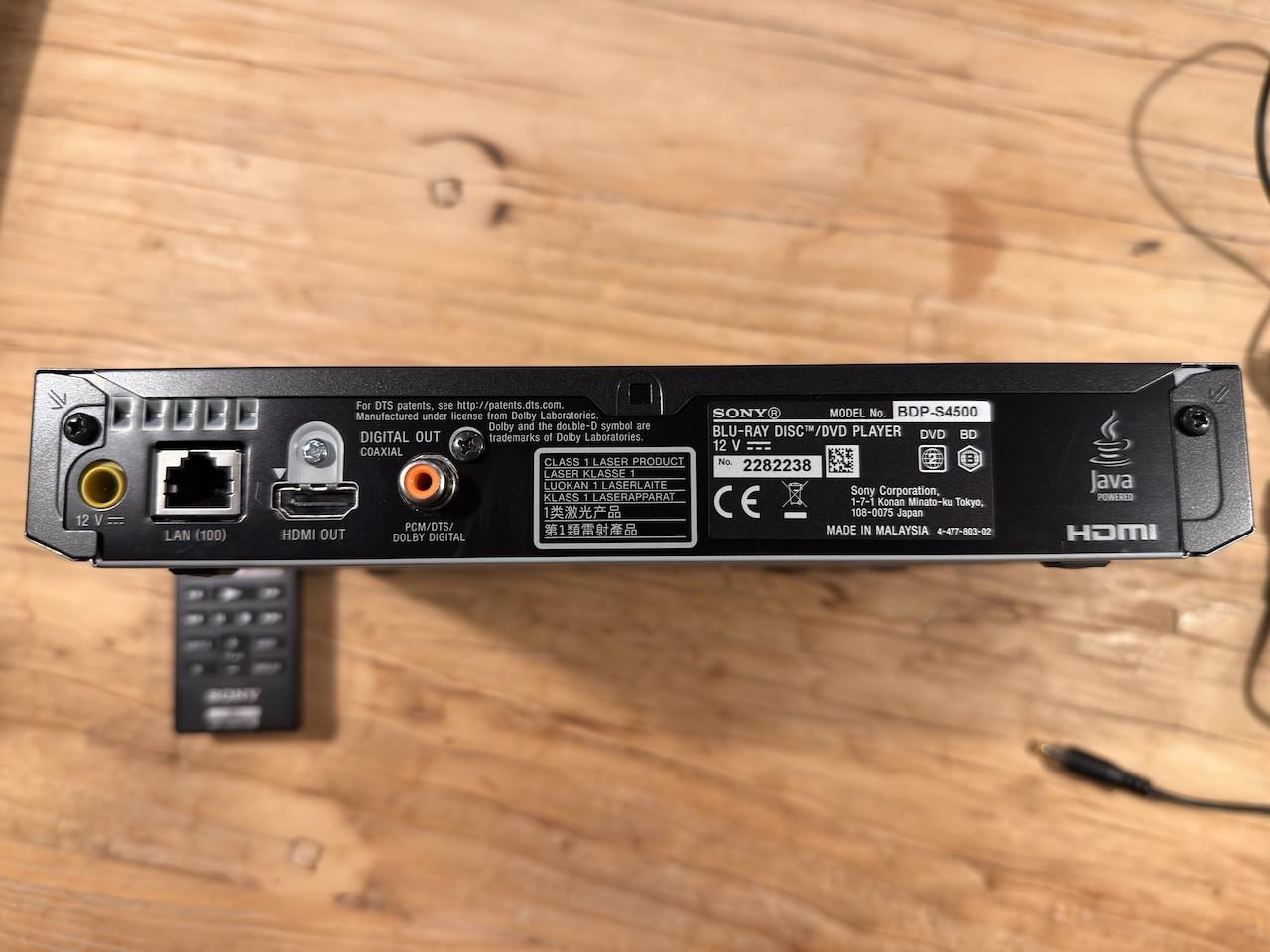 Blu-ray speler Sony - BPD S45000