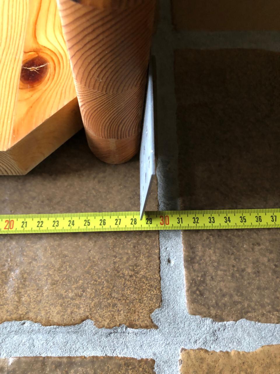 Houten bedplankje / nachtkastje voor aan het bed
