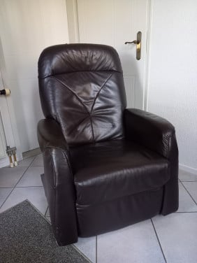2 leren fauteuils