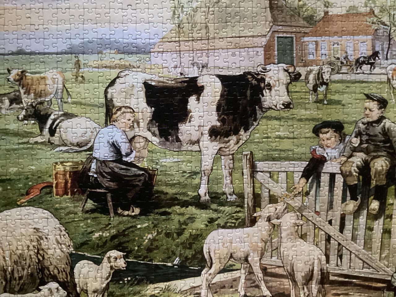 4 legpuzzels Corn.Jetses / Ot en Sien