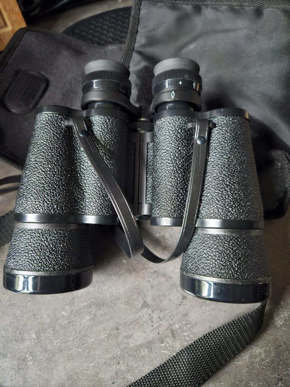 Krachtige vintage Halina Discovery 20x50 Verrekijker met Tas