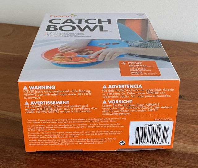 Boon | Catch Bowl Eetkom | Oranje blauw
