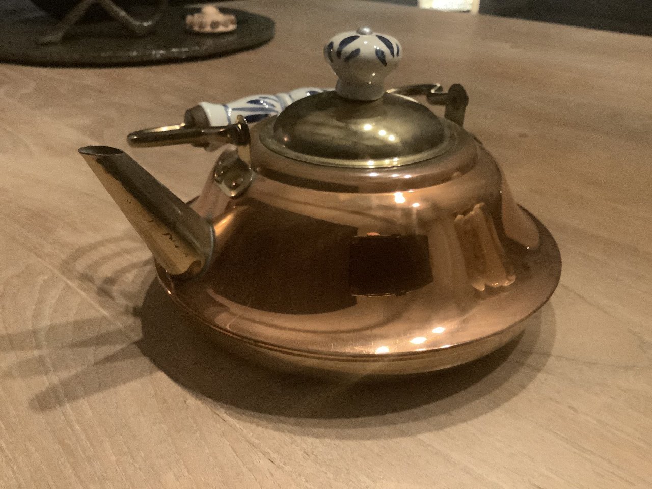 Koperen keteltje