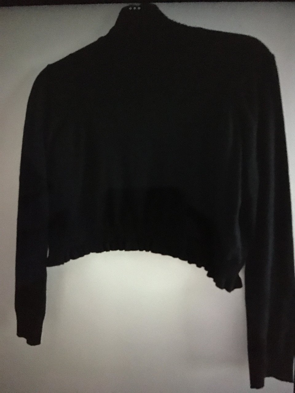 Bolero met roeseltje aan onderkant zgan maat Xl
