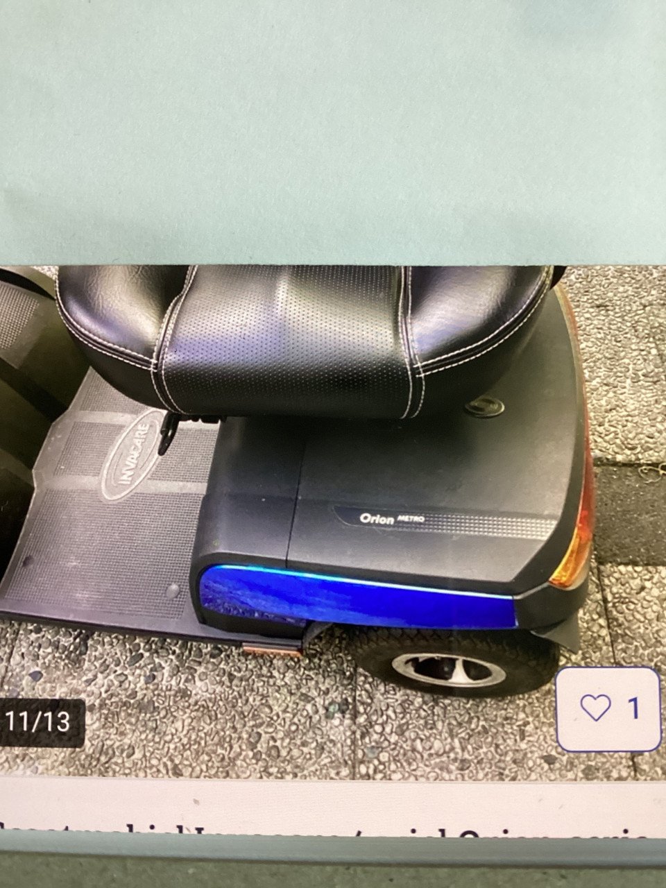 Scootmobiel Invacare Orion 4 wielig
