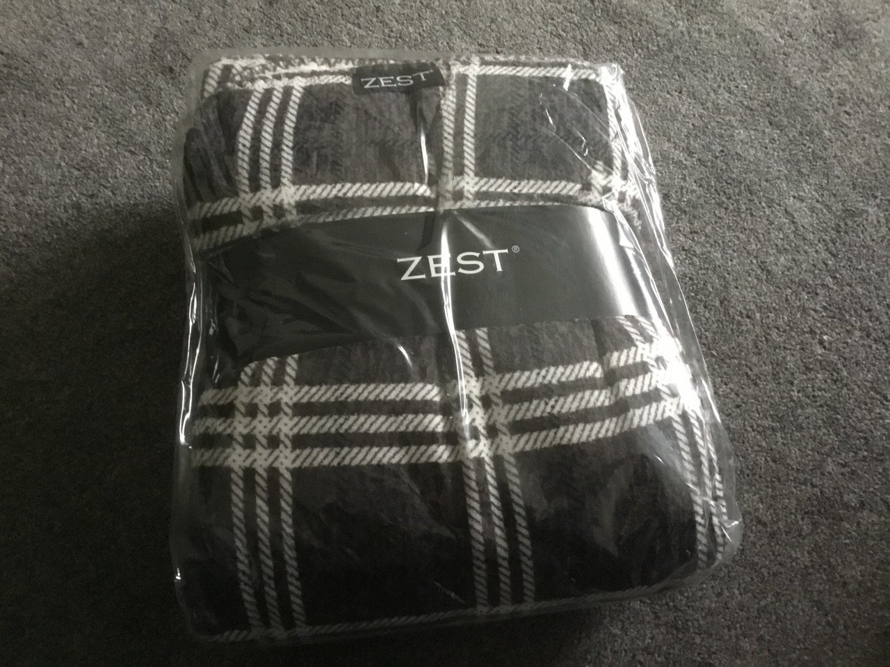 A nieuwe fleece plaid