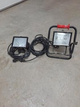 Halogeen bouwlamp 300 Watt.